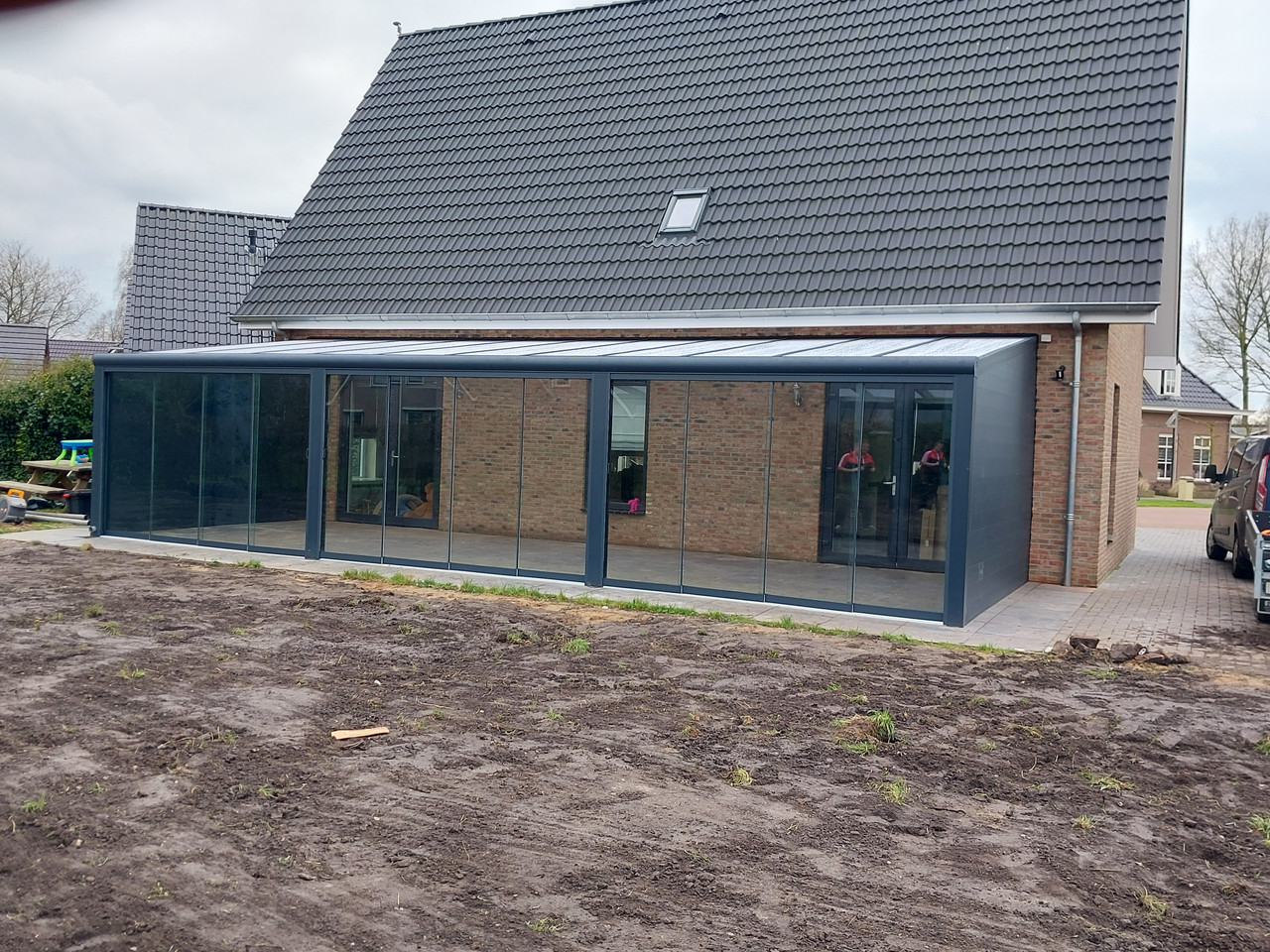 Glaswanden uitgevoerd door R. Keen Houtbouw & Montage - foto 2